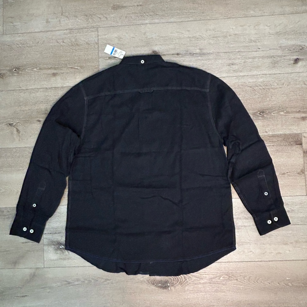 Tommy Bahama Black Casual Button Down Shirt - Picture 5 of 5